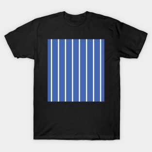 Narrow blue and white stripes 2 T-Shirt